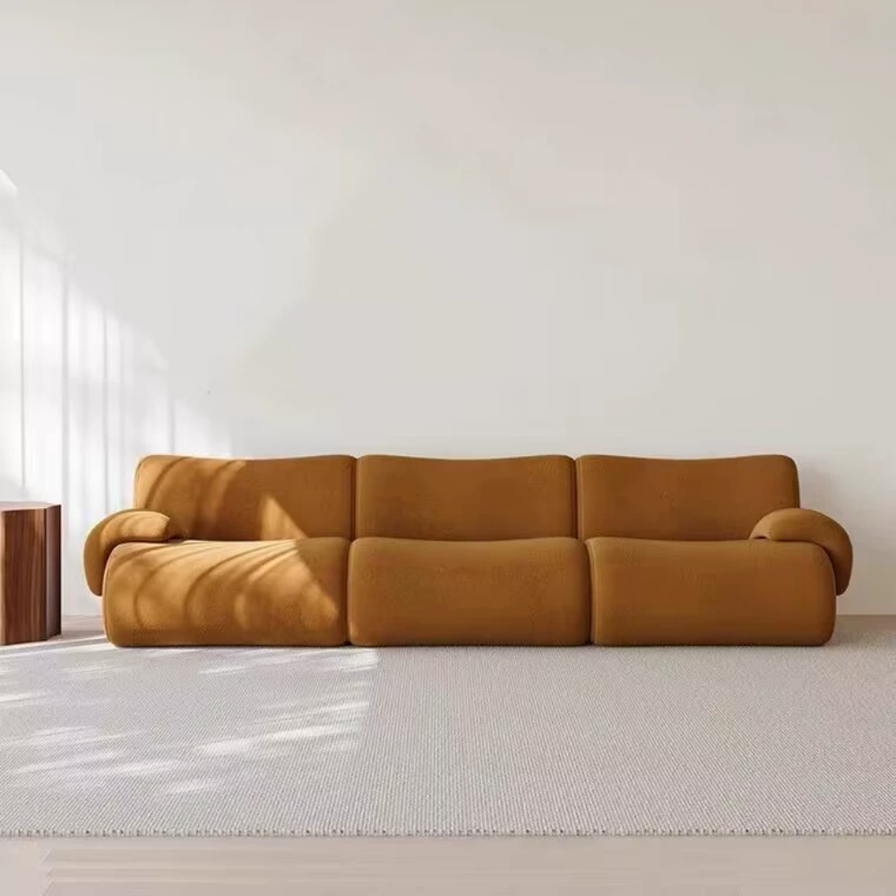 SOFÁ MODULAR DE 3 LUGARES C/ PUFF LEMMY