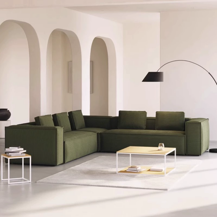 SOFÁ MODULAR DE 3 LUGARES EM "L" TOFU B