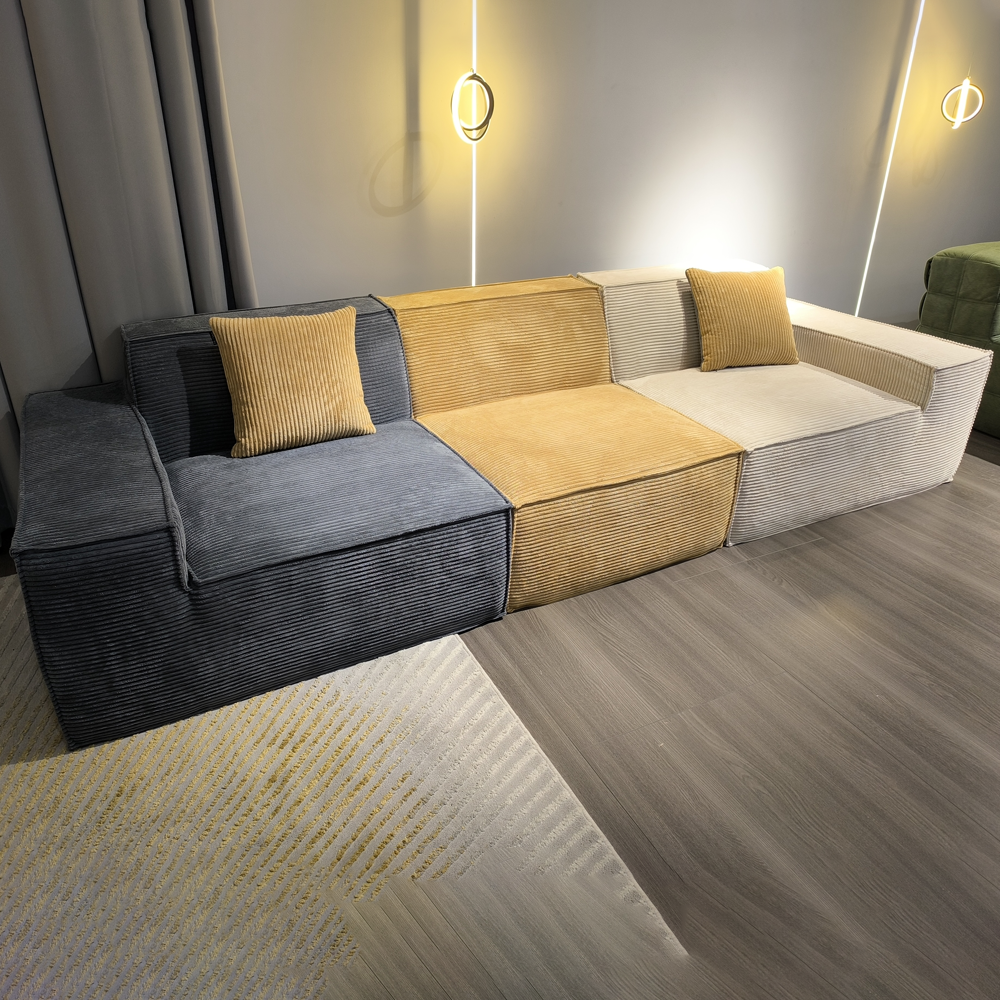 SOFÁ MODULAR DE 3 LUGARES TOFU A